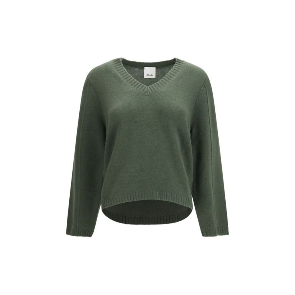 Allude Women V-Neck Cashmere Sweater